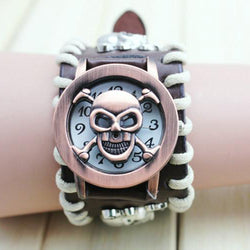 Chain Skull Band Unisex Bracelet Cuff Gothic Wrist Watch