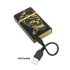 Skull Rechargeable Cigarette Lighter with Case