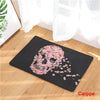 Colorful Skull Printed Non-Slippery Doormat