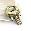 New Arrival The Punisher Skull Bottle Opener Keychain
