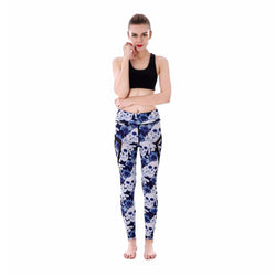 S-4XL Sexy Women's Fashion Skull Leggings