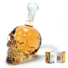 Doomed Skull Head Shot Glass With Skull Bottle