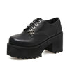 Skull Decorated Platform Shoes for Women