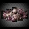 Skull and Roses Canvas Wall Art