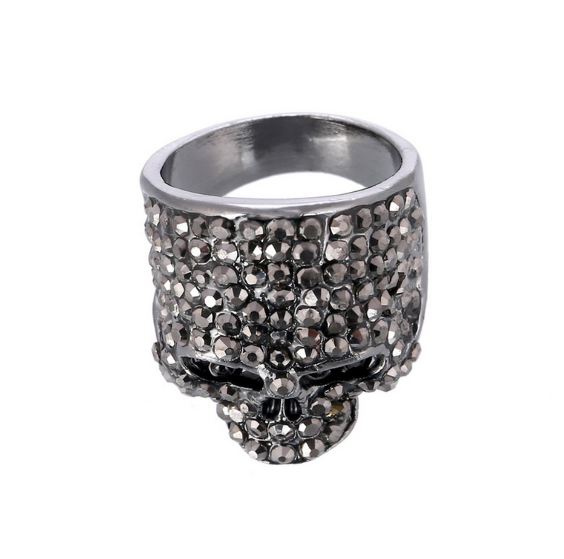Hot Crystal Skull Ring