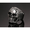 Diamond Skull Ring