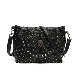 Super Hot Selling Women's Genuine Leather Skull Shoulder Bag