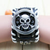 Chain Skull Band Unisex Bracelet Cuff Gothic Wrist Watch