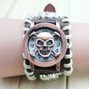 Chain Skull Band Unisex Bracelet Cuff Gothic Wrist Watch