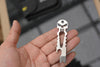 Stainless Steel Skeleton Multi Functional Keychain Tool