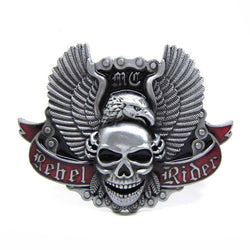 Angel Skull Eagle Riders' Belt Buckle