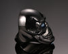 Dark Black Men's Skull Motorcycle Biker Ring