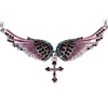 Gorgeous Angel Wings Cross Necklace