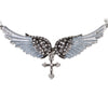 Gorgeous Angel Wings Cross Necklace