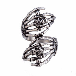 Brilliantly Crafted Stainless Steel Skull Bone Ring