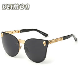 Luxury Skull Sunglasses with UV400 Anti-Reflective