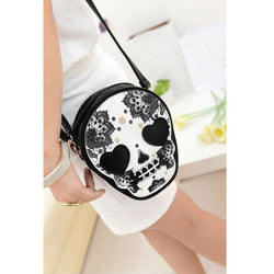 Retro Skull Women's Shoulder/Cross-Body Messenger Bag