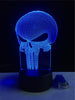 Skull 3D LED USB Lamp Halloween Punisher