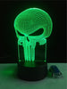 Skull 3D LED USB Lamp Halloween Punisher