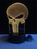 Skull 3D LED USB Lamp Halloween Punisher