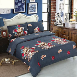 Amazing Skull 4 Pcs Bedding Set for Twin Queen King Sizes