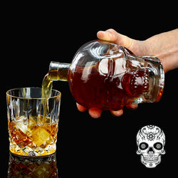 Vodka Skull Decanter with Skull Glass 125ML 350ML 550ML 1000ML