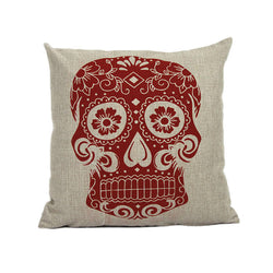 New Vintage Skull Cushion Cover