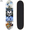 Awesome Colorful Skull Skateboard