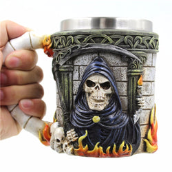 Unique Skull Stainless Steel Mug