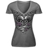 Skull Printed Causal T-Shirt for Women
