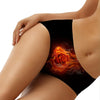Fire Rose Sexy Seamless Panties Black Punk Style - Skullseeker Special