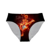 Fire Rose Sexy Seamless Panties Black Punk Style - Skullseeker Special