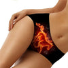 Fire Rose Sexy Seamless Panties Black Punk Style - Skullseeker Special