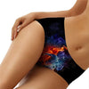 Fire Rose Sexy Seamless Panties Black Punk Style - Skullseeker Special