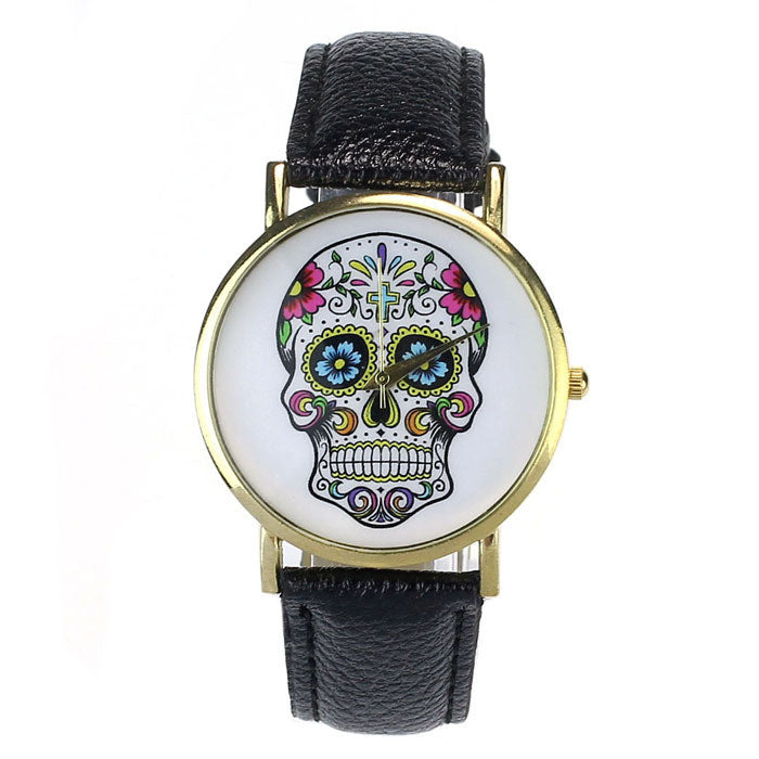 Classic Fashion Skull Quartz Watch