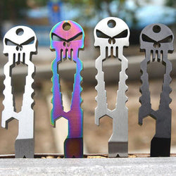 Stainless Steel Skeleton Multi Functional Keychain Tool