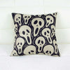 Pillowcase Skull Cushion Cover Cotton